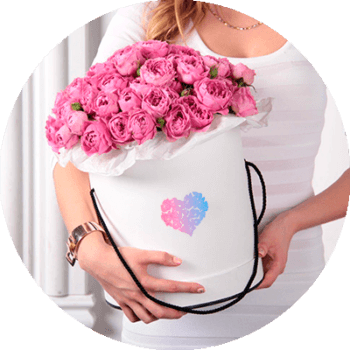 Купить цветы в коробке в Гюмри